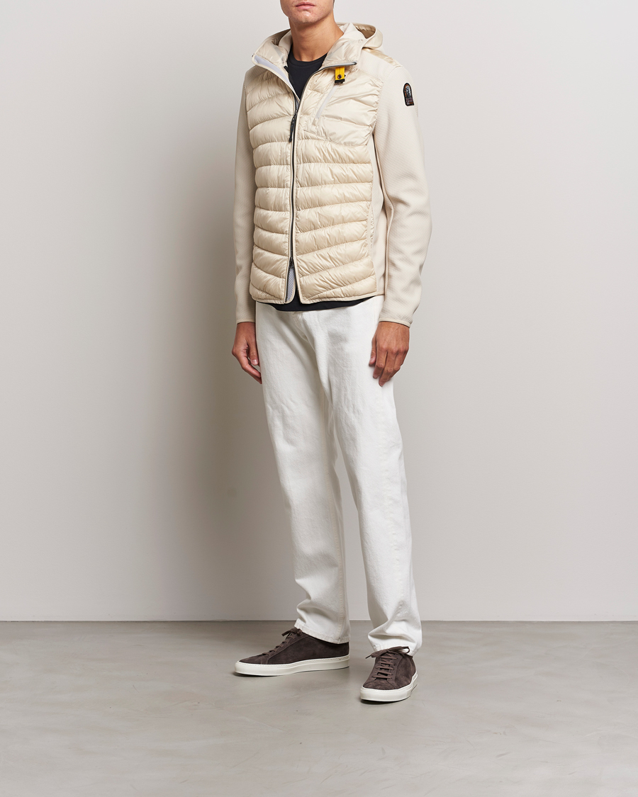 Homme | Manteaux Et Vestes | Parajumpers | Nolan Hybrid Hooded Jacket Bone