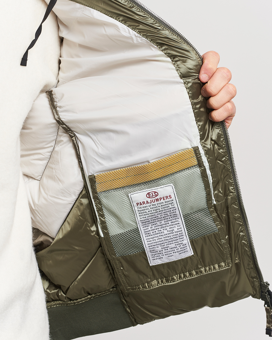 Homme | Manteaux Et Vestes | Parajumpers | Pharrell Sheen High Gloss Jacket Toubre Green