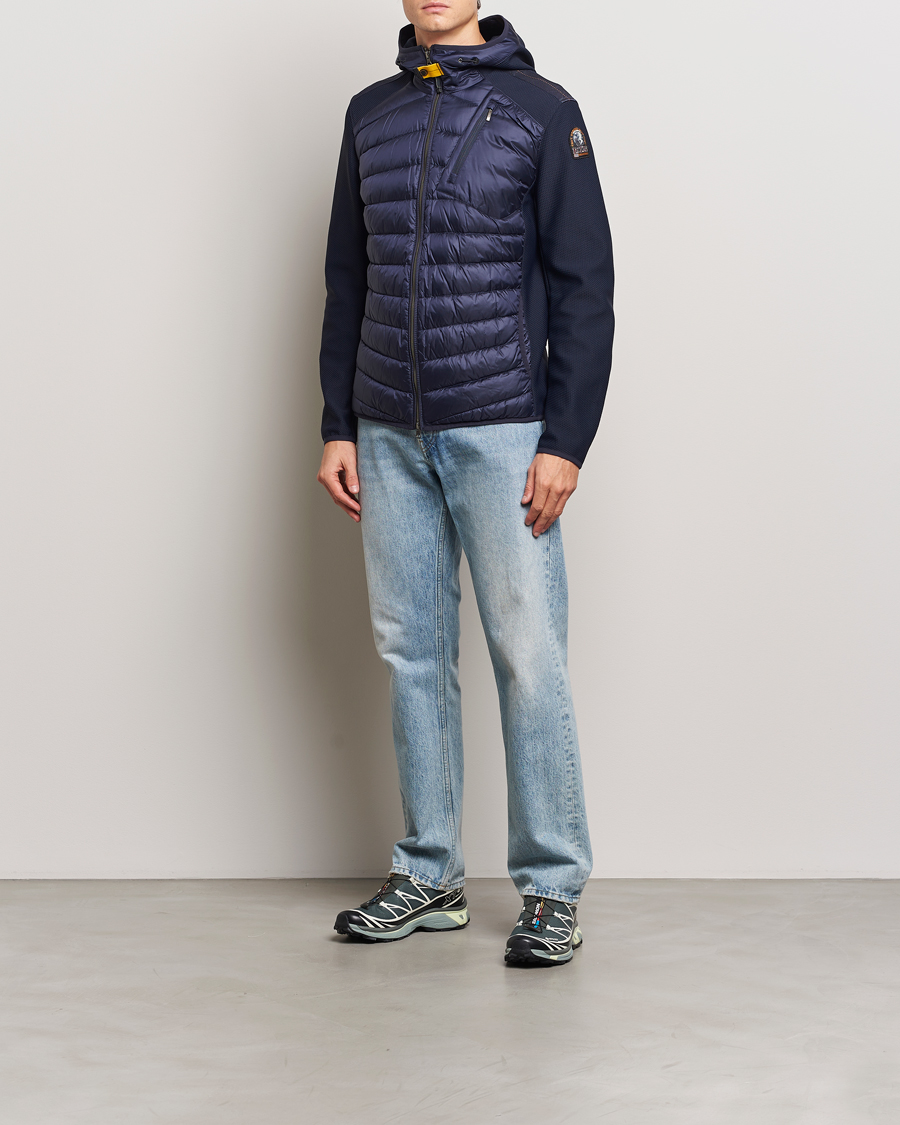 Homme | Manteaux Et Vestes | Parajumpers | Nolan Down Hybrid Hooded Jacket Navy