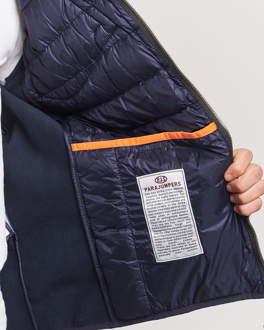 Homme | Manteaux Et Vestes | Parajumpers | Nolan Down Hybrid Hooded Jacket Navy