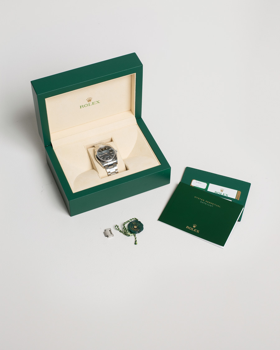 Homme | Rolex Pre-Owned Datejust 116200 Oystert Perpetual Steel Black Steel Black | Rolex Pre-Owned | Datejust 116200 Oystert Perpetual Steel Black Steel Black