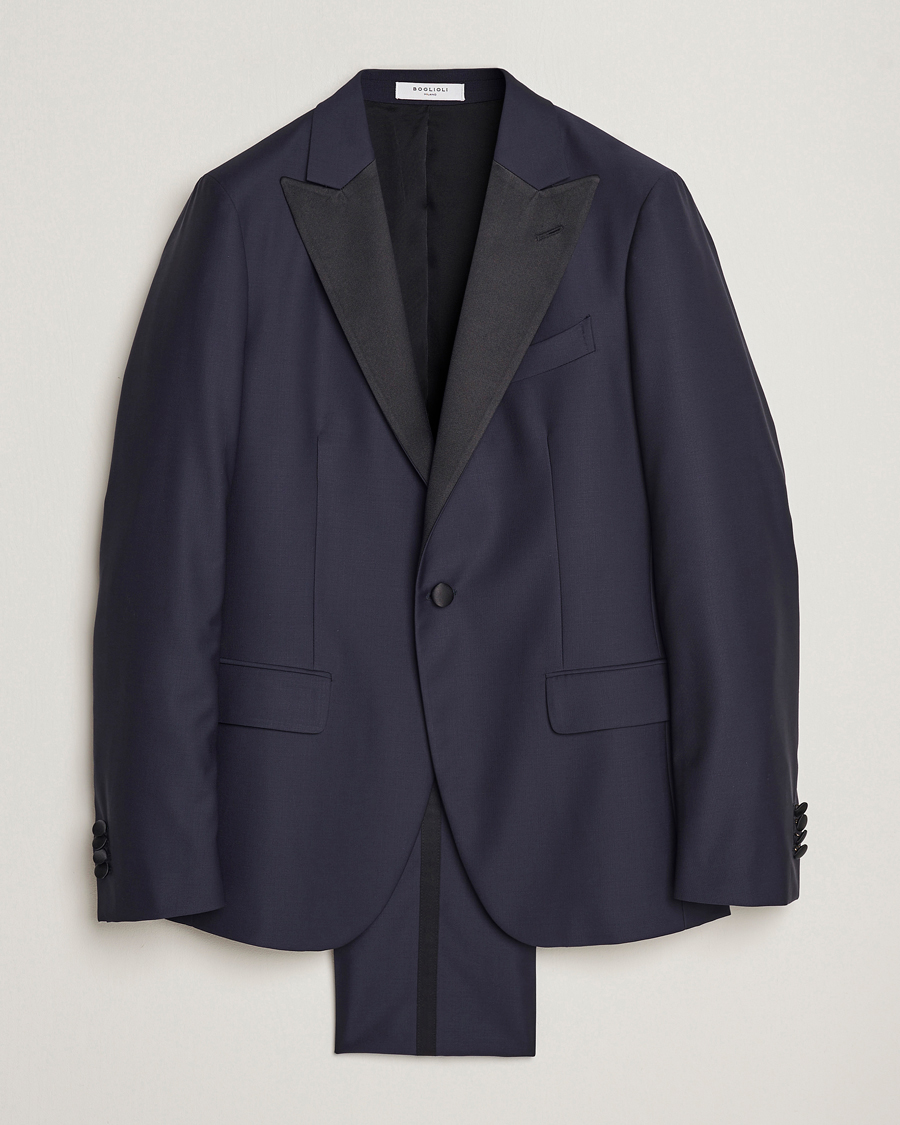 Homme | Costumes | Boglioli | Milano Single Breasted Tuxedo Navy