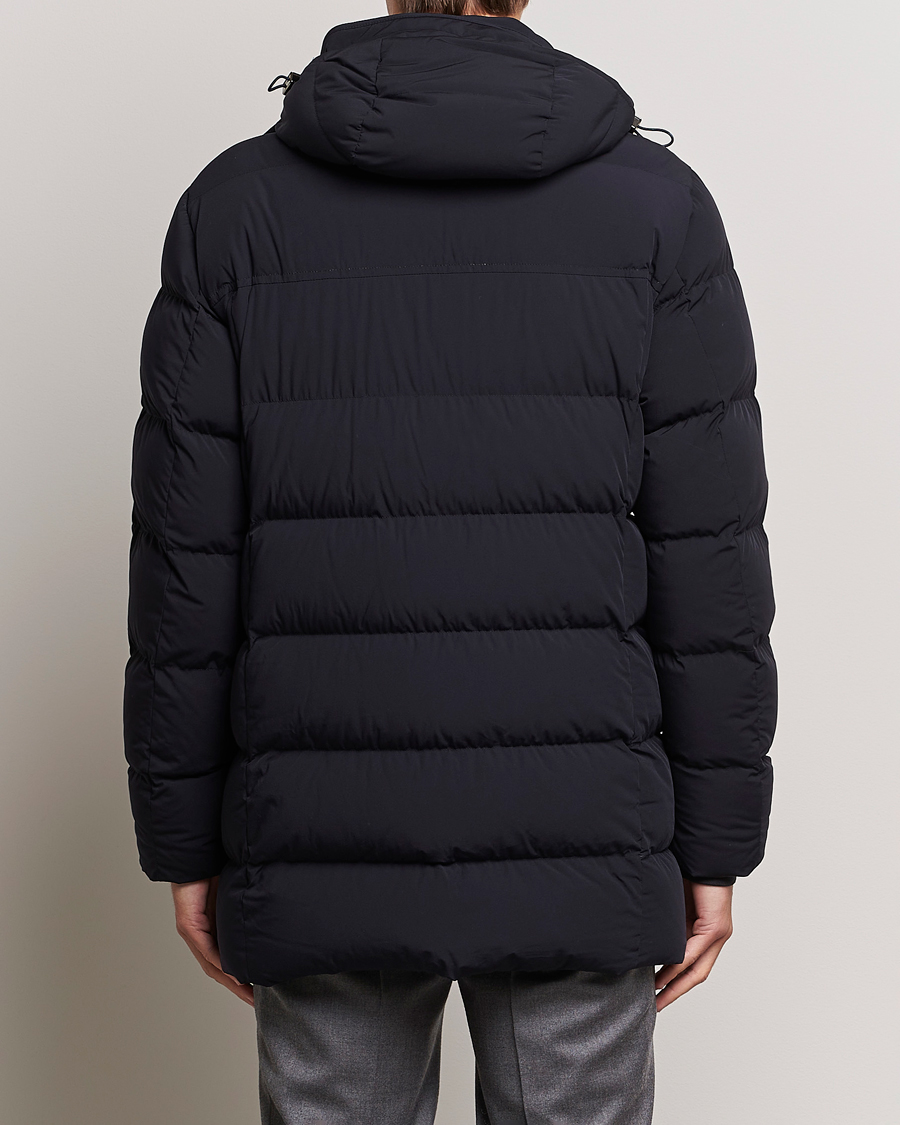 Homme | Manteaux Et Vestes | MooRER | Gorner Water resistant Nylon Parka Navy