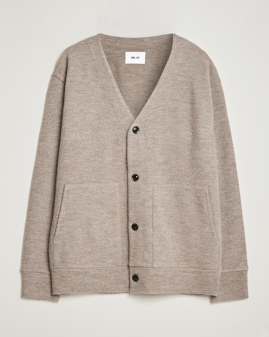 Homme | Pulls Et Tricots | NN07 | Ice Boiled Wool Cardigan Khaki