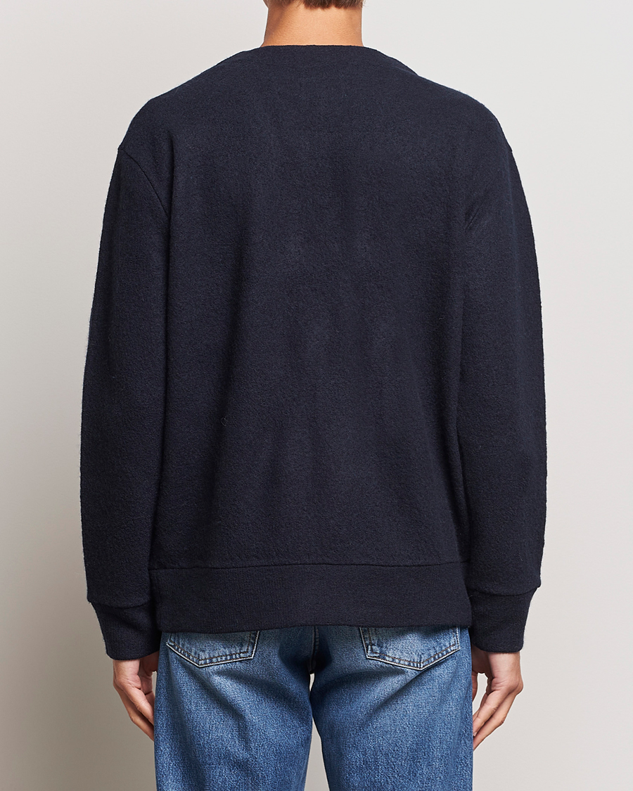 Homme | Pulls Et Tricots | NN07 | Ice Boiled Wool Cardigan Navy Blue