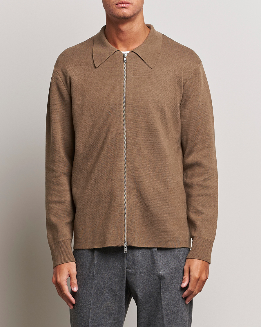 Homme | Pulls Et Tricots | NN07 | Harald Knitted Full Zip Shitake
