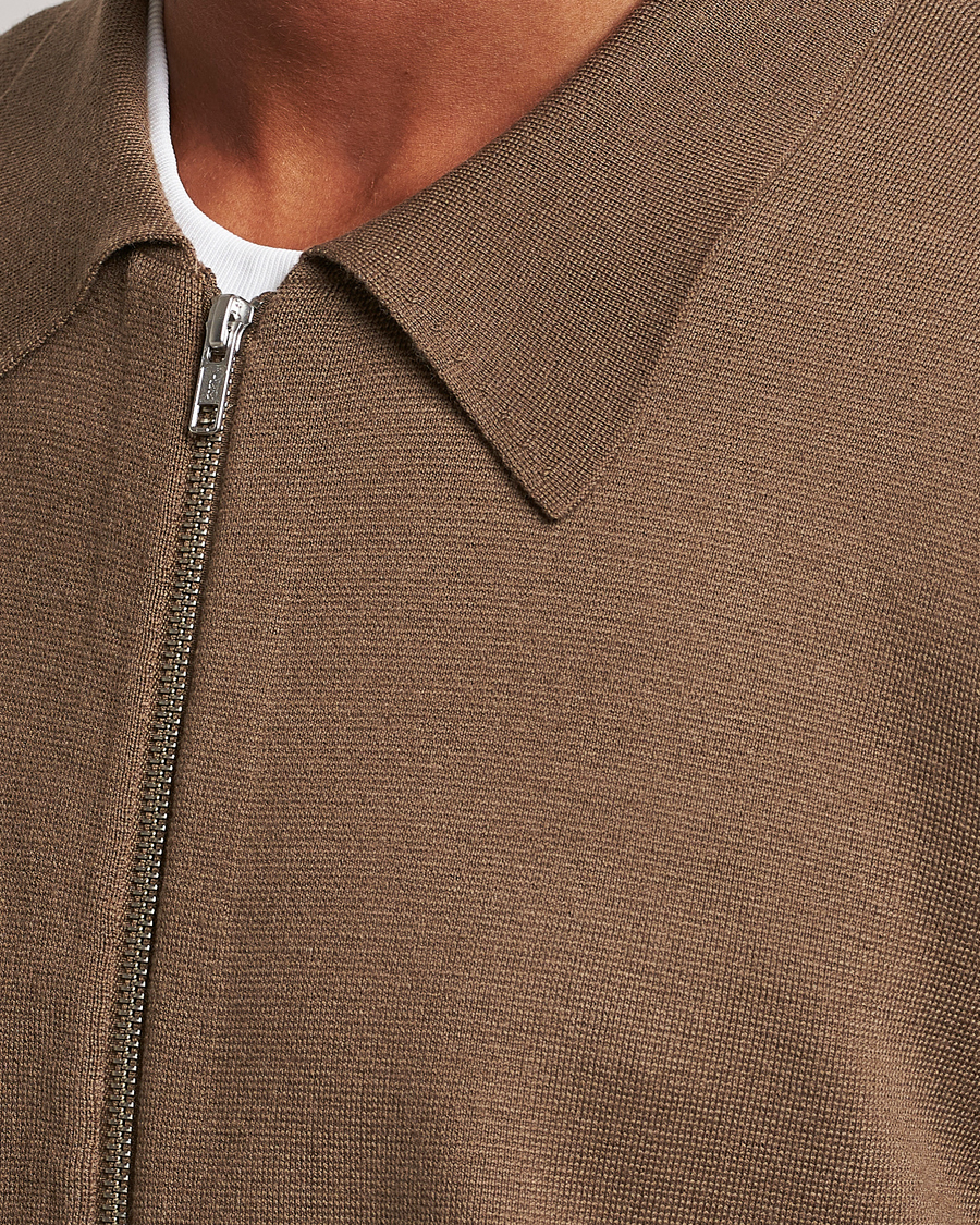 Homme | Pulls Et Tricots | NN07 | Harald Knitted Full Zip Shitake