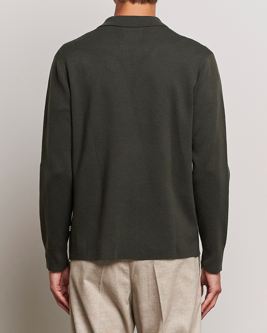 Homme | Pulls Et Tricots | NN07 | Harald Knitted Full Zip Dark Green