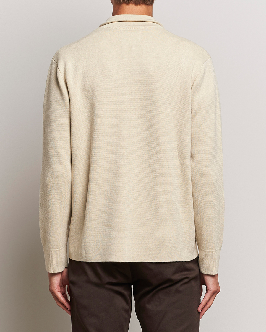 Homme | Pulls Et Tricots | NN07 | Harald Cotton/Modal Half Zip Ecru