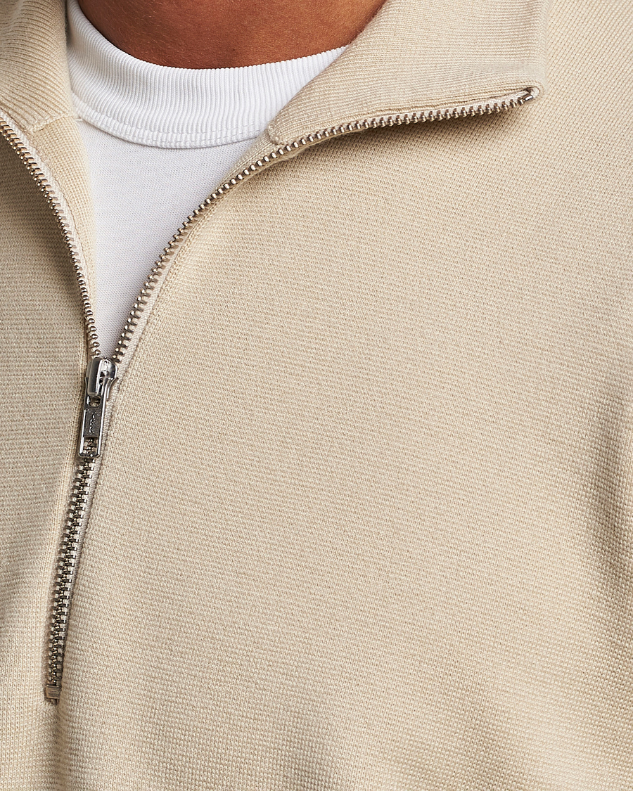 Homme | Pulls Et Tricots | NN07 | Harald Cotton/Modal Half Zip Ecru