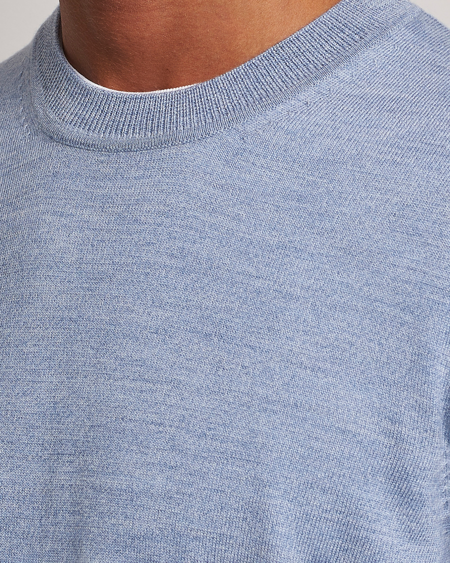 Homme | Pulls Et Tricots | NN07 | Ted Merino Crew Neck Pullover Tink Blue