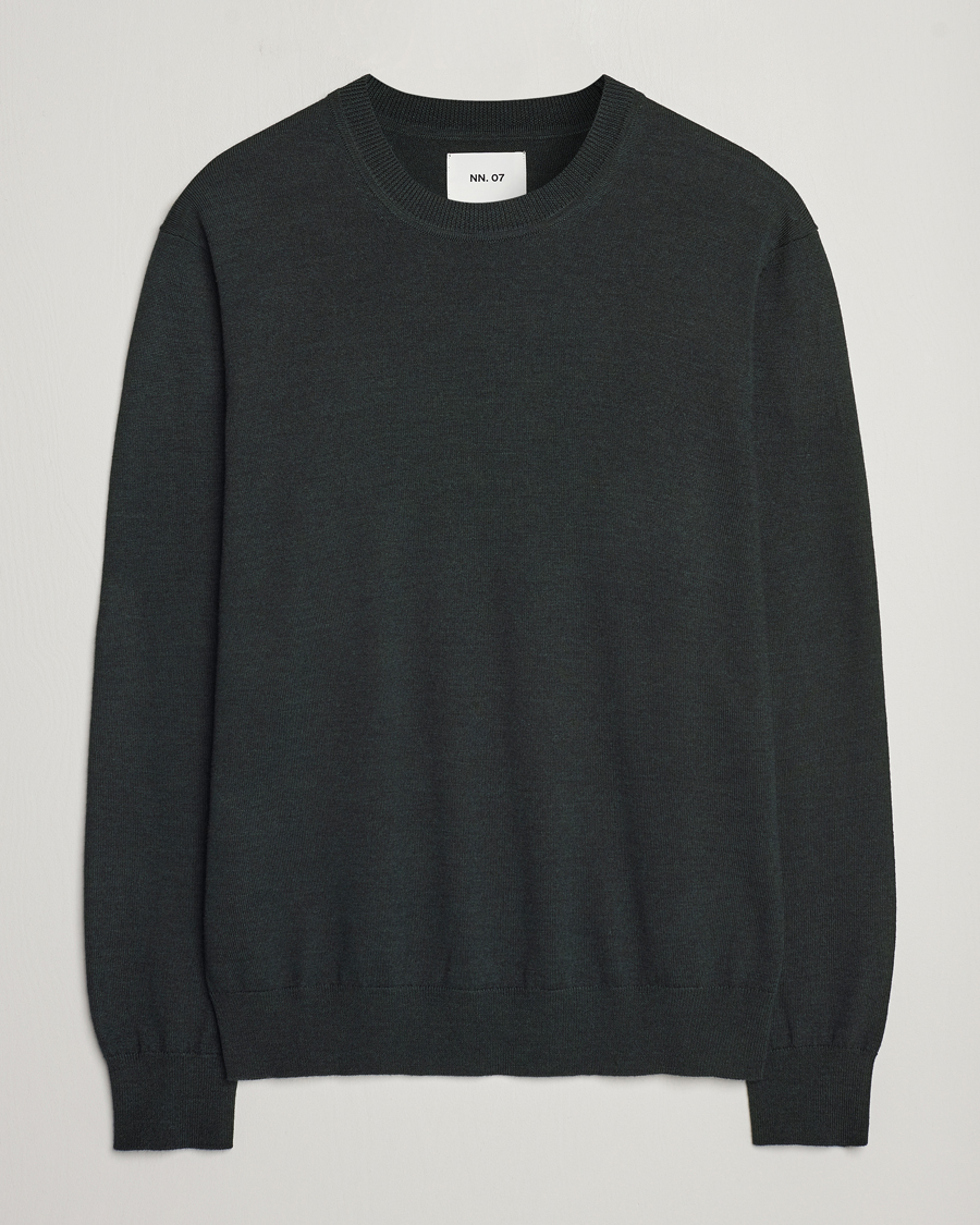 Homme | Pulls Et Tricots | NN07 | Ted Merino Crew Neck Pullover Dark Army
