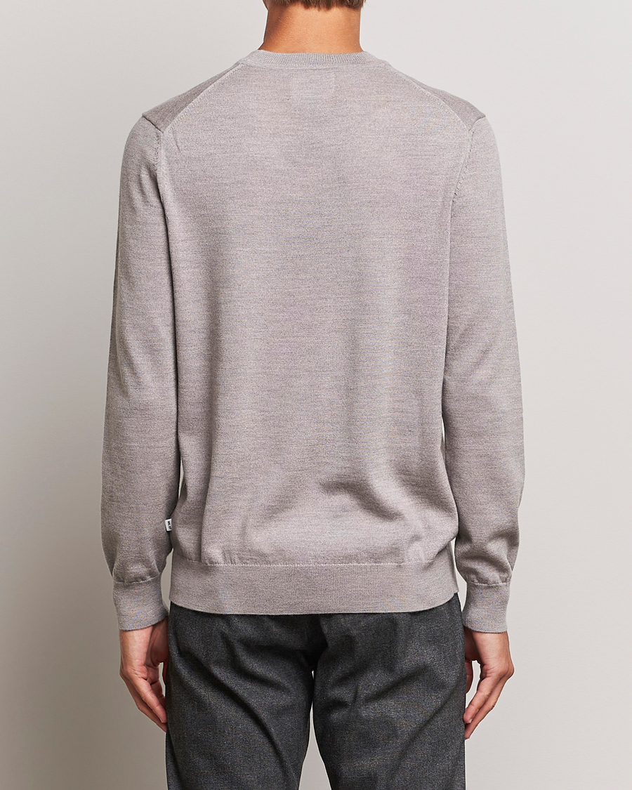 Homme | Pulls Et Tricots | NN07 | Ted Merino Crew Neck Pullover Stone Melange