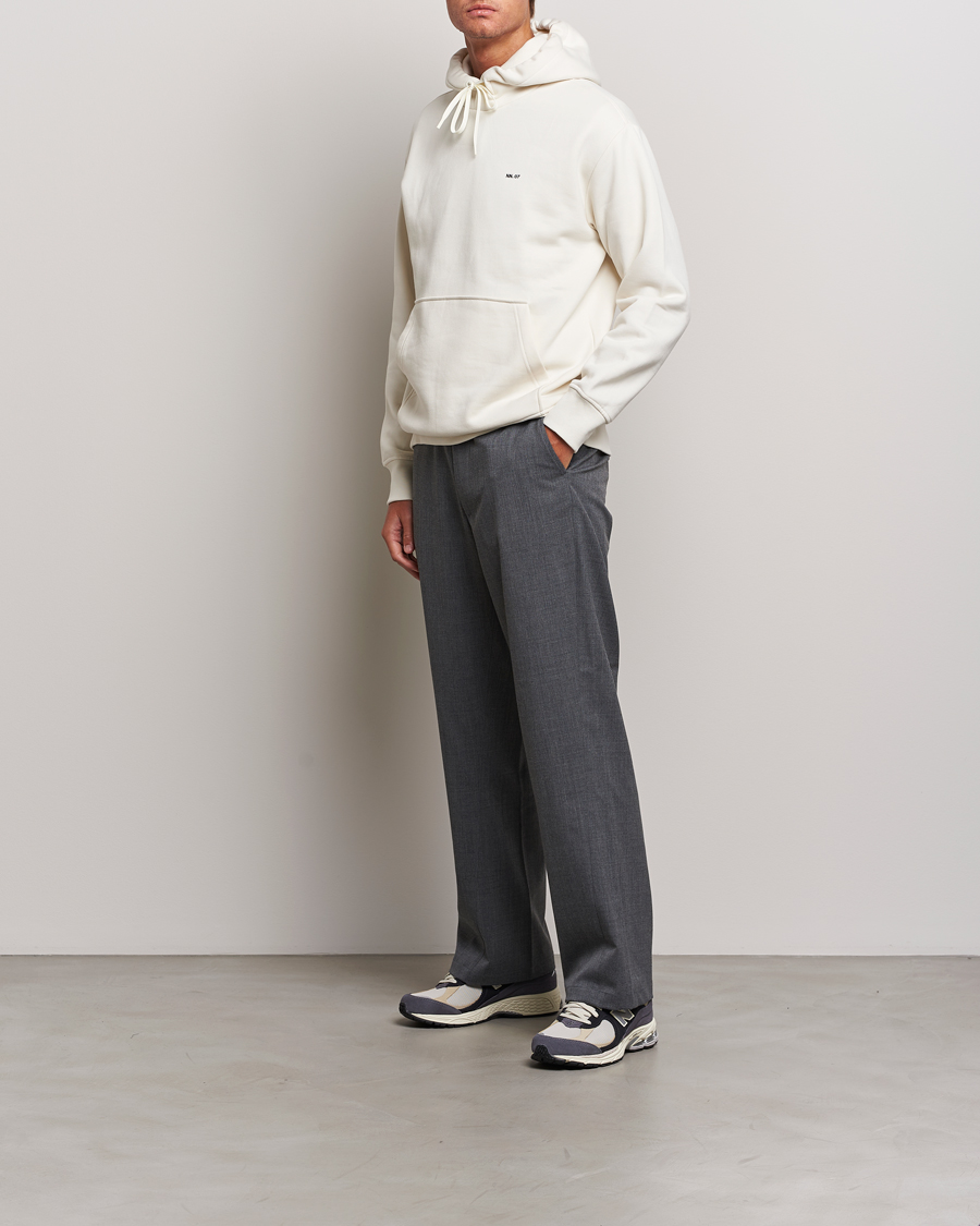 Homme | Pulls Et Tricots | NN07 | Briggs Logo Hoodie Off White