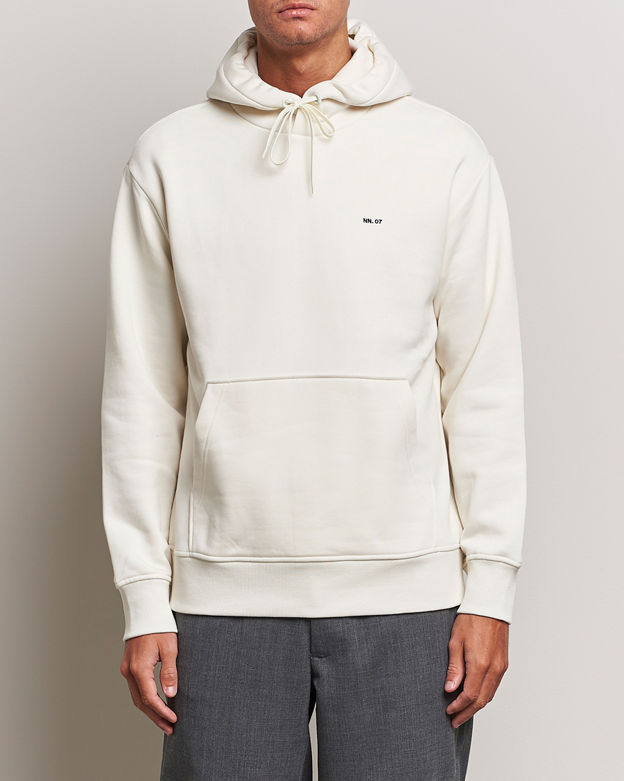 Homme | Pulls Et Tricots | NN07 | Briggs Logo Hoodie Off White