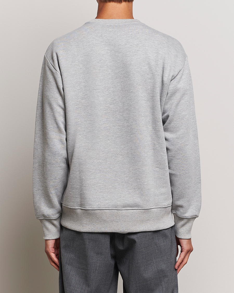 Homme | Pulls Et Tricots | NN07 | Briggs Logo Crew Neck Sweatshirt Light Grey Melange