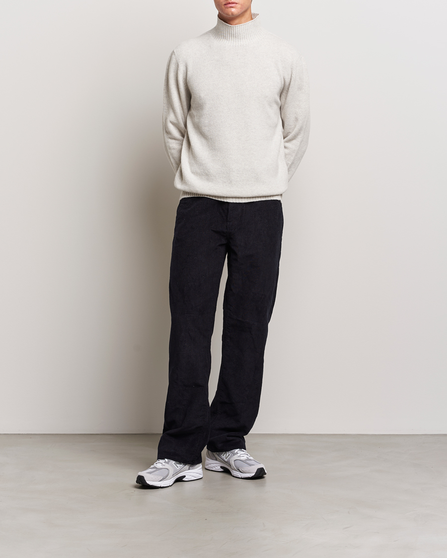 Homme | Pulls Et Tricots | NN07 | Clark Brushed Polo Light Grey Melange
