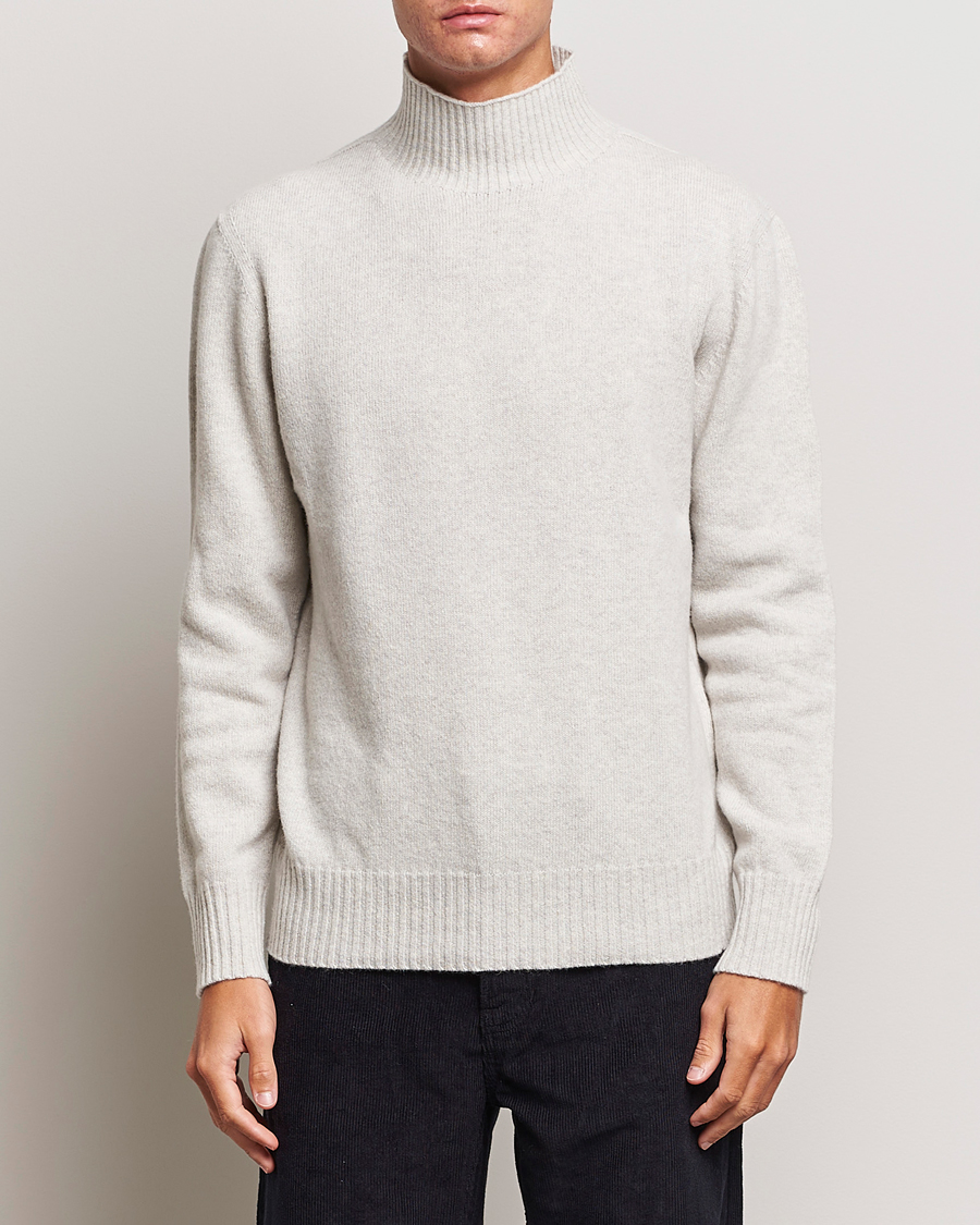 Homme | Pulls Et Tricots | NN07 | Clark Brushed Polo Light Grey Melange