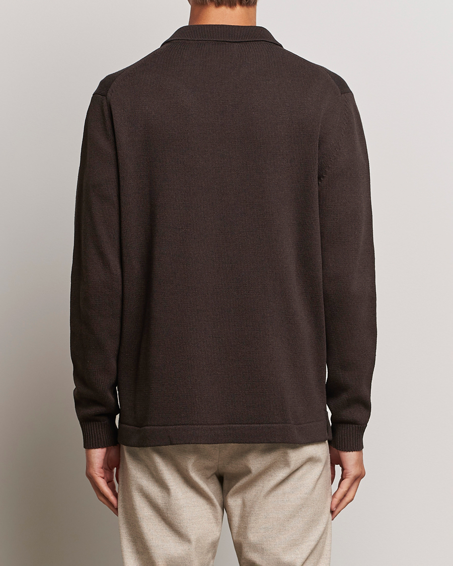 Homme | Pulls Et Tricots | NN07 | Vito Knitted Polo Demitasse Brown