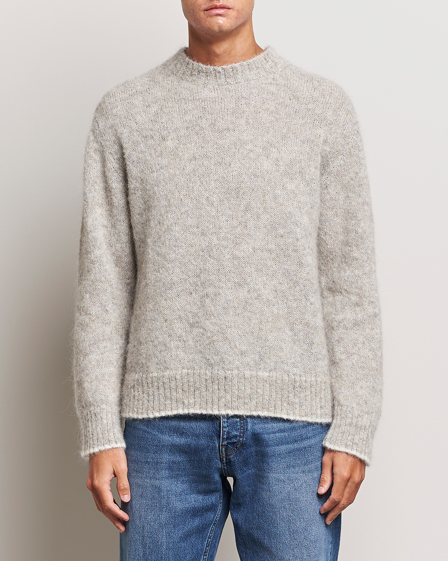 Homme | Pulls Et Tricots | NN07 | Jack Wool Crew Neck Sweater Light Grey Melange