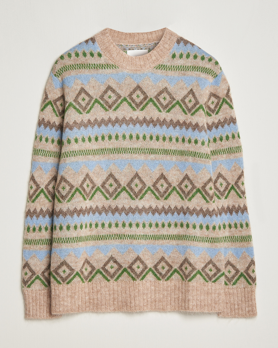 Homme | Pulls Et Tricots | NN07 | Morgan Wool Fairisle Sweater Nature Melange