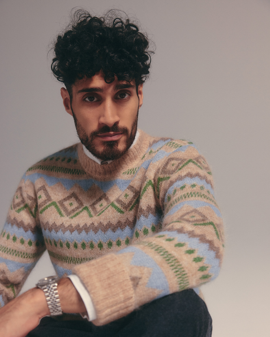 Homme | Pulls Et Tricots | NN07 | Morgan Wool Fairisle Sweater Nature Melange