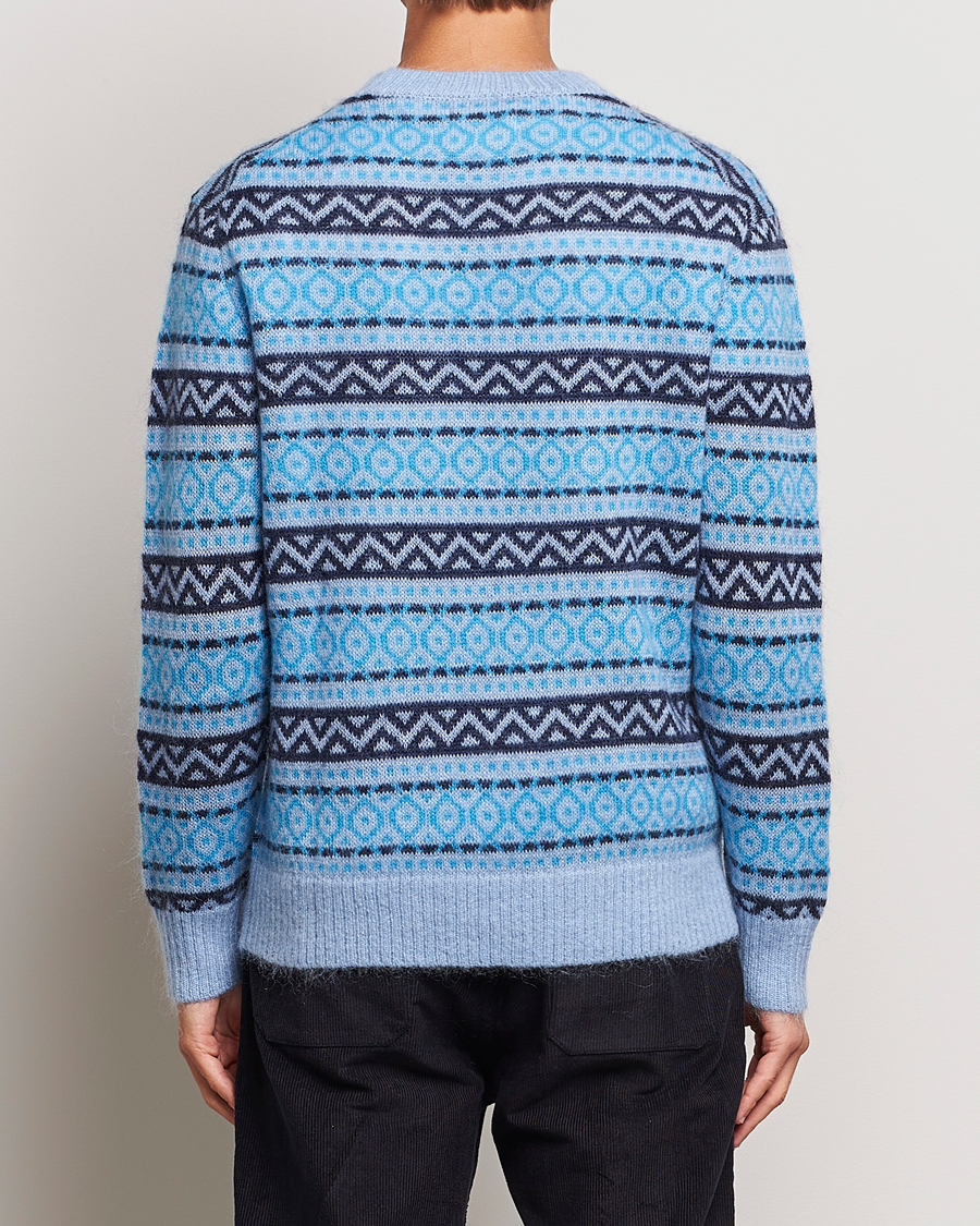 Homme | Pulls Et Tricots | NN07 | Grant Wool Fairisle Sweater Light Blue