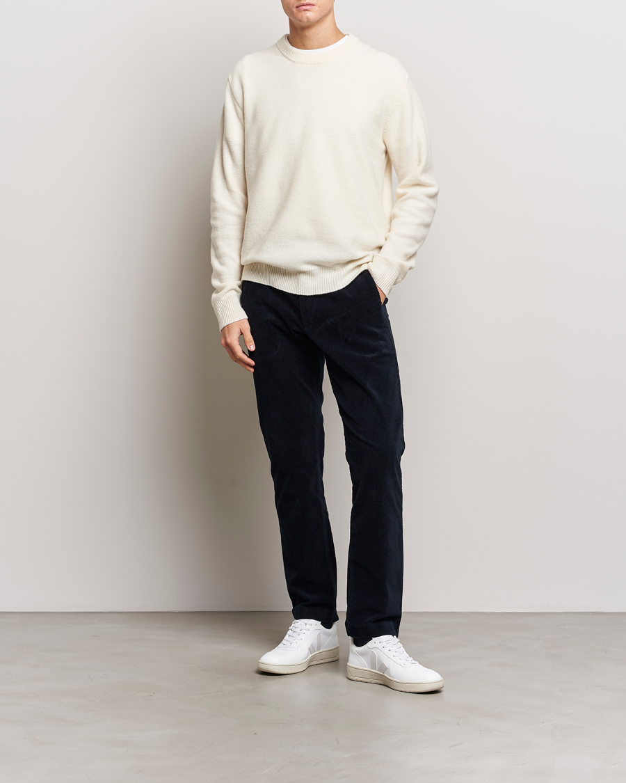 Homme | Pulls Et Tricots | NN07 | Nigel Lambswool Knitted Crew Neck Ecru