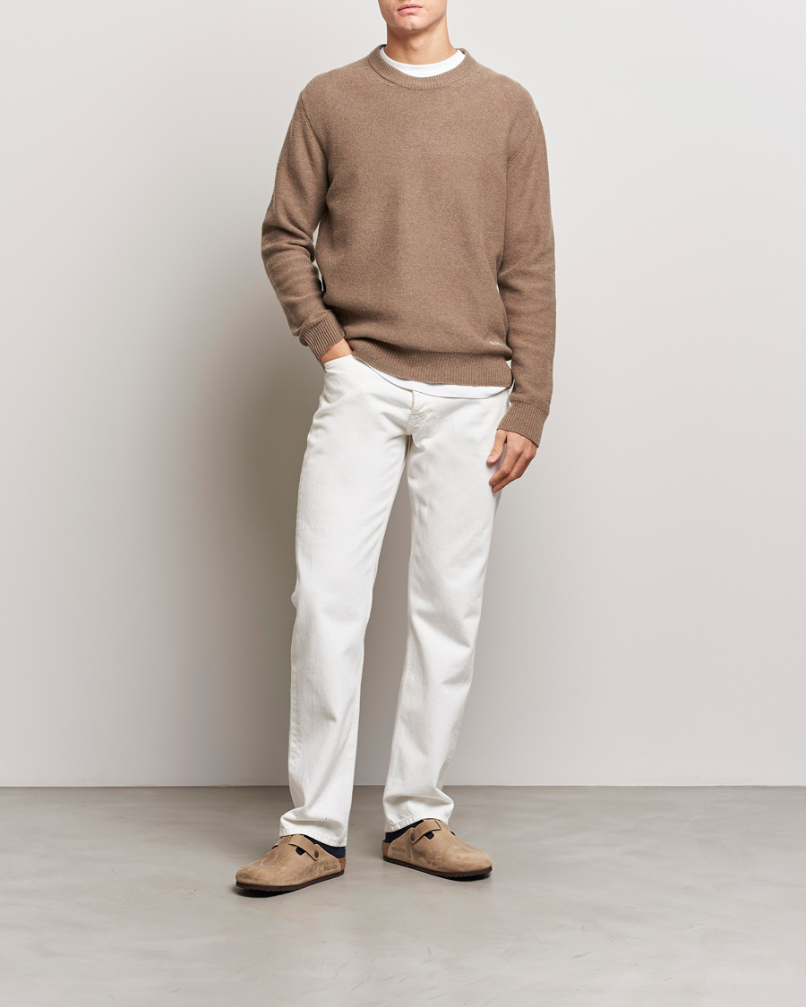 Homme | Pulls Et Tricots | NN07 | Nigel Lambswool Crew Neck Pullover Shitake