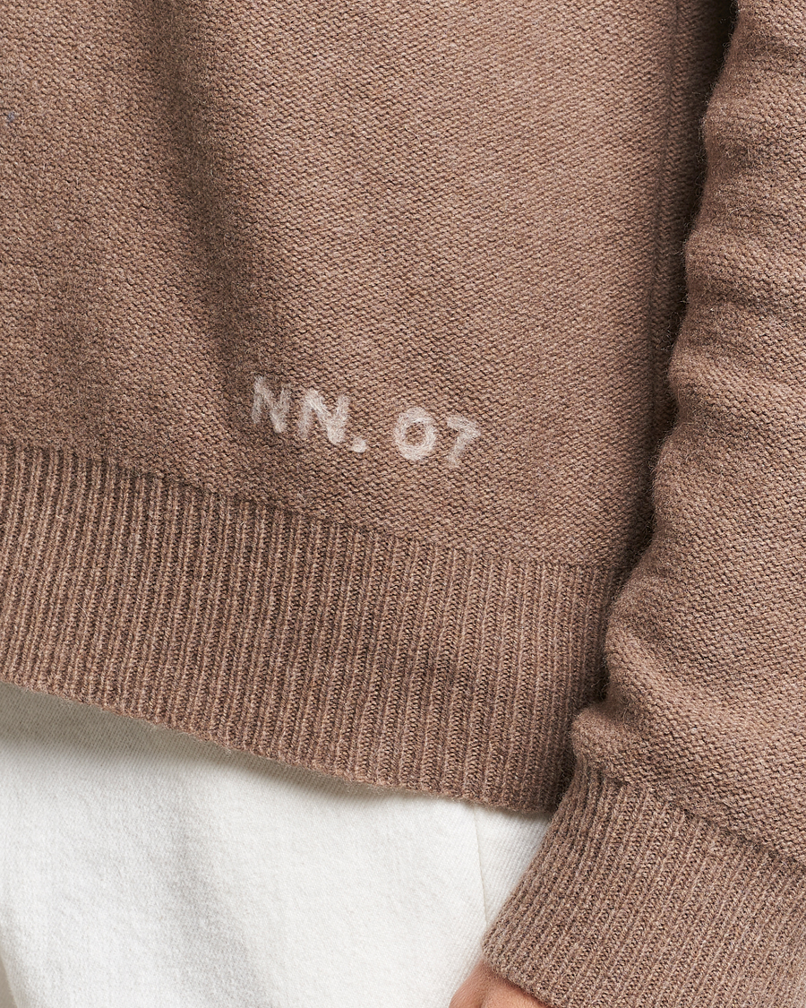 Homme | Pulls Et Tricots | NN07 | Nigel Lambswool Crew Neck Pullover Shitake