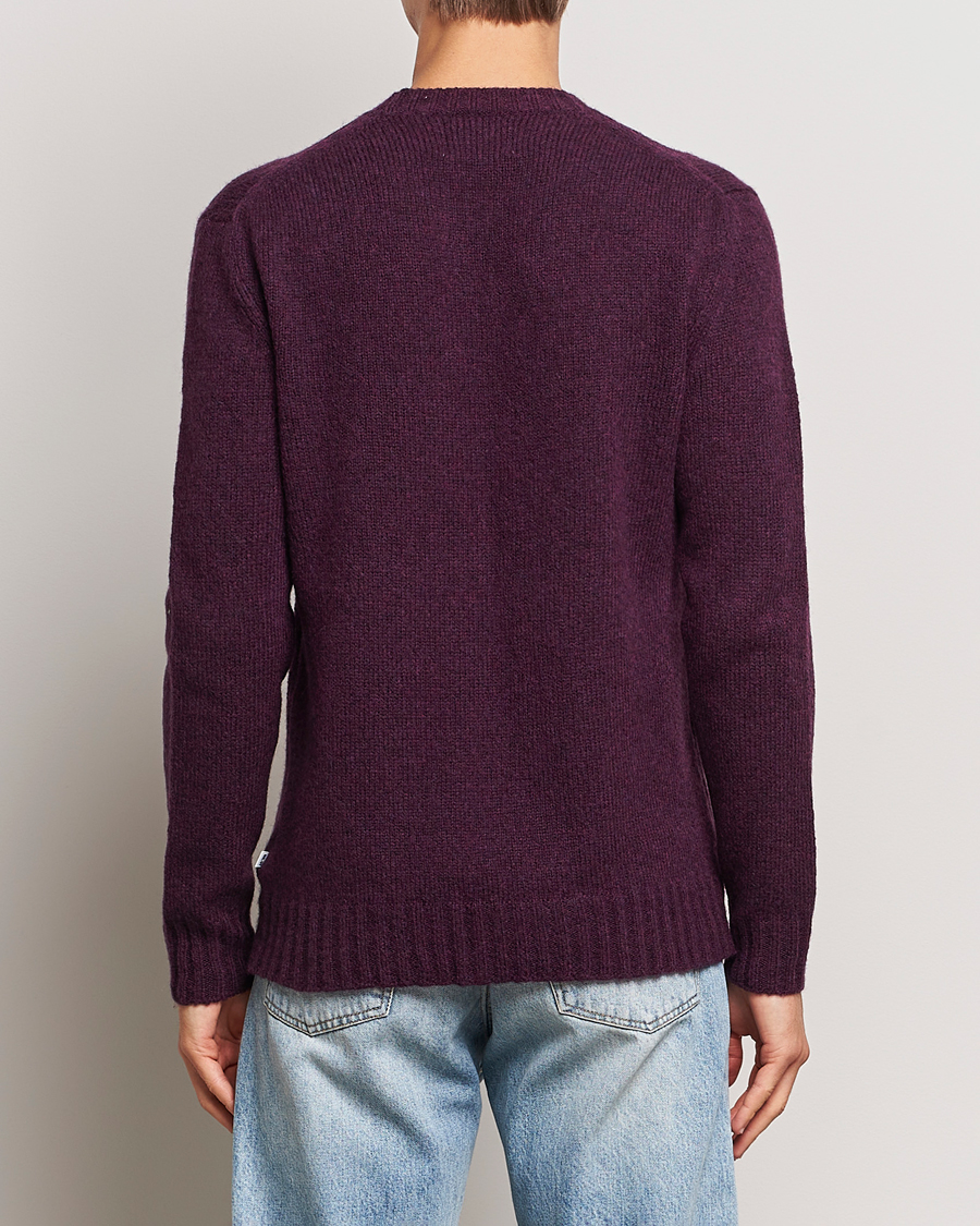 Homme | Pulls Et Tricots | NN07 | Lee Brushed Wool Crew Neck Plum
