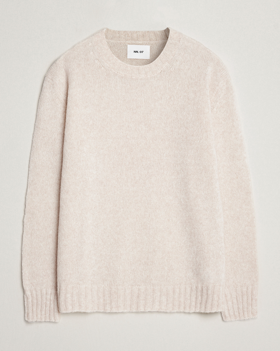 Homme | Pulls Et Tricots | NN07 | Lee Brushed Wool Crew Neck Oat