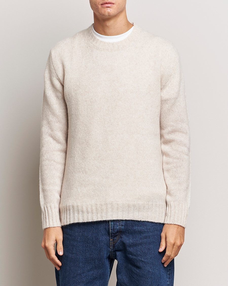Homme | Pulls Et Tricots | NN07 | Lee Brushed Wool Crew Neck Oat