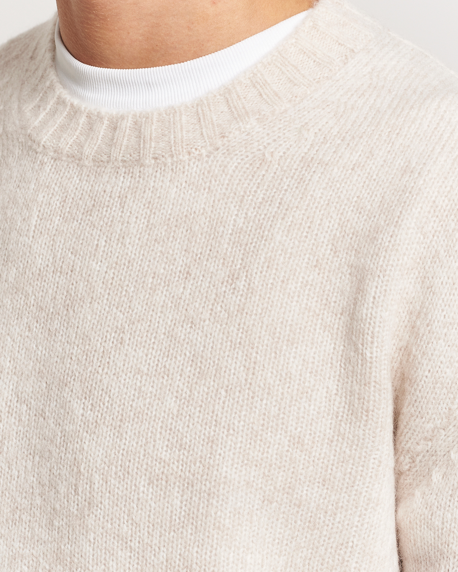 Homme | Pulls Et Tricots | NN07 | Lee Brushed Wool Crew Neck Oat