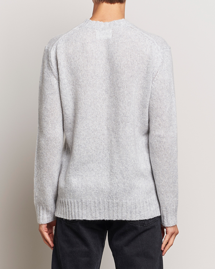 Homme | Pulls Et Tricots | NN07 | Lee Brushed Wool Crew Neck Light Grey Melange