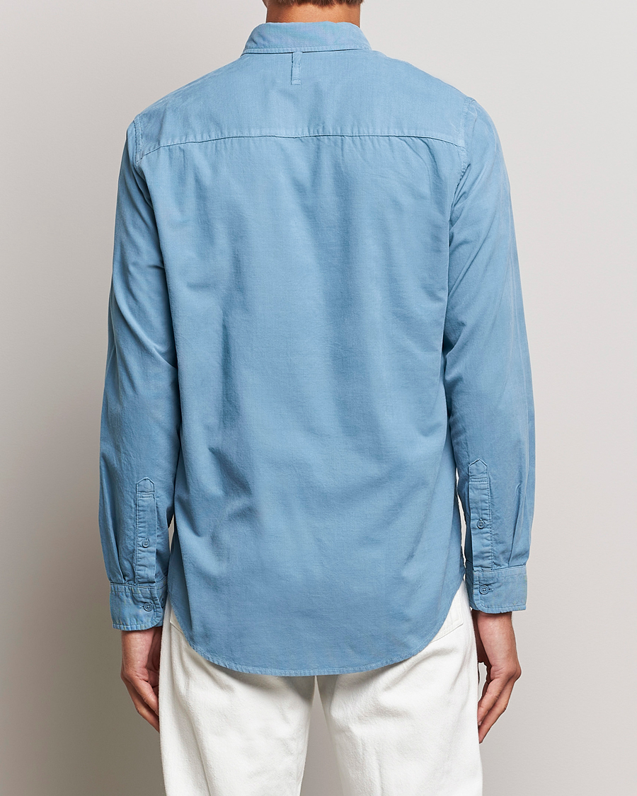 Homme | Chemises | NN07 | Arne Baby Cord Shirt Dust Blue