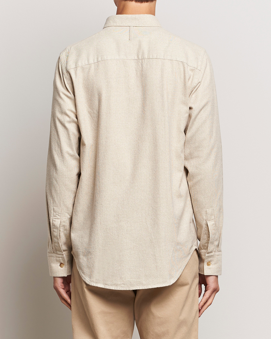 Homme | Chemises | NN07 | Cohen Brushed Flannel Shirt Off White