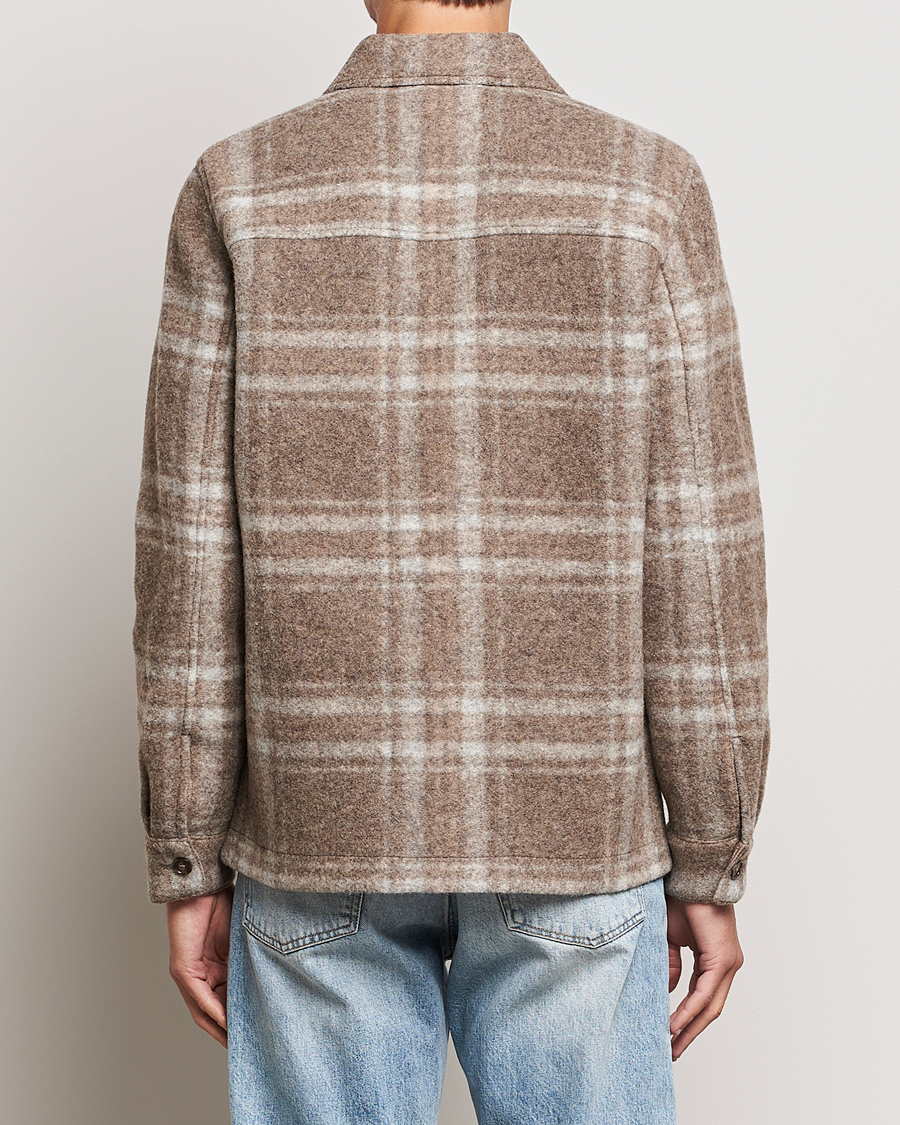 Homme | Manteaux Et Vestes | NN07 | Wilas Checked Shirt Jacket Brown