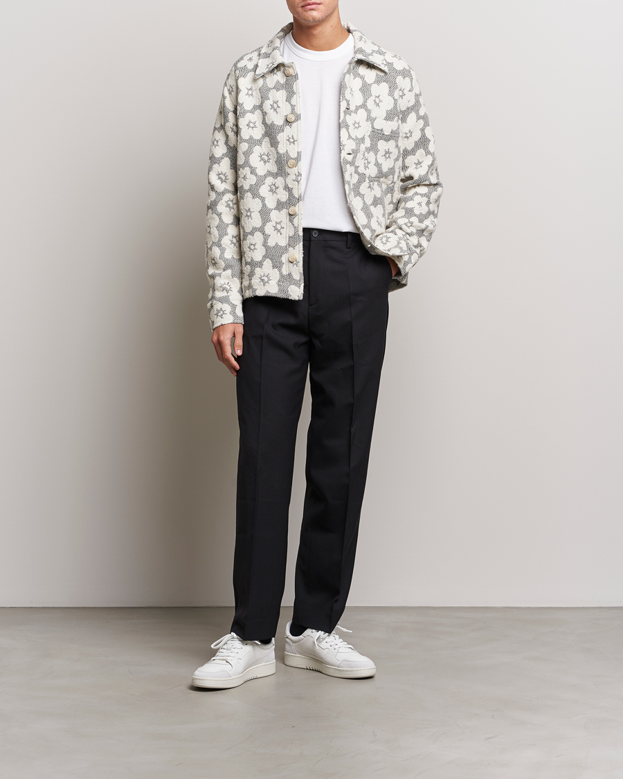 Homme | Manteaux Et Vestes | NN07 | Rahim Flower Shirt Jacket White/Black