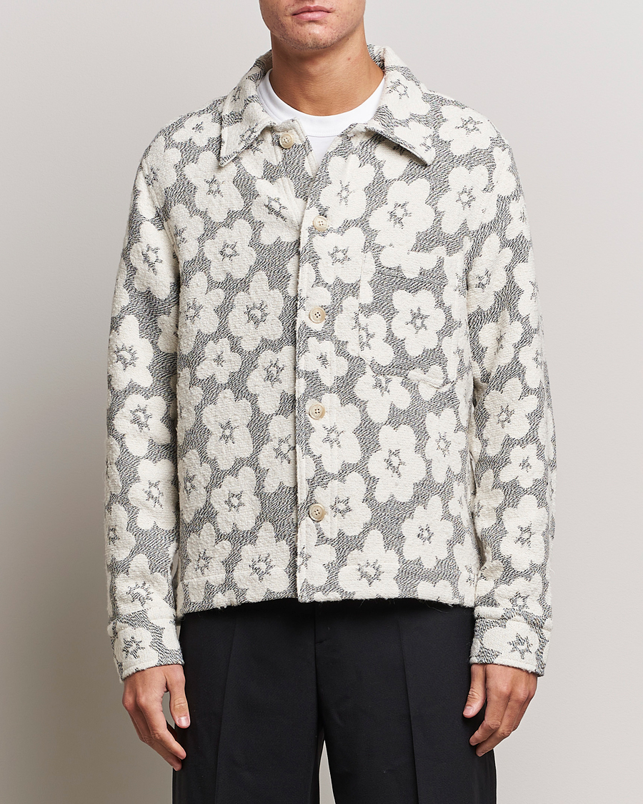 Homme | Manteaux Et Vestes | NN07 | Rahim Flower Shirt Jacket White/Black