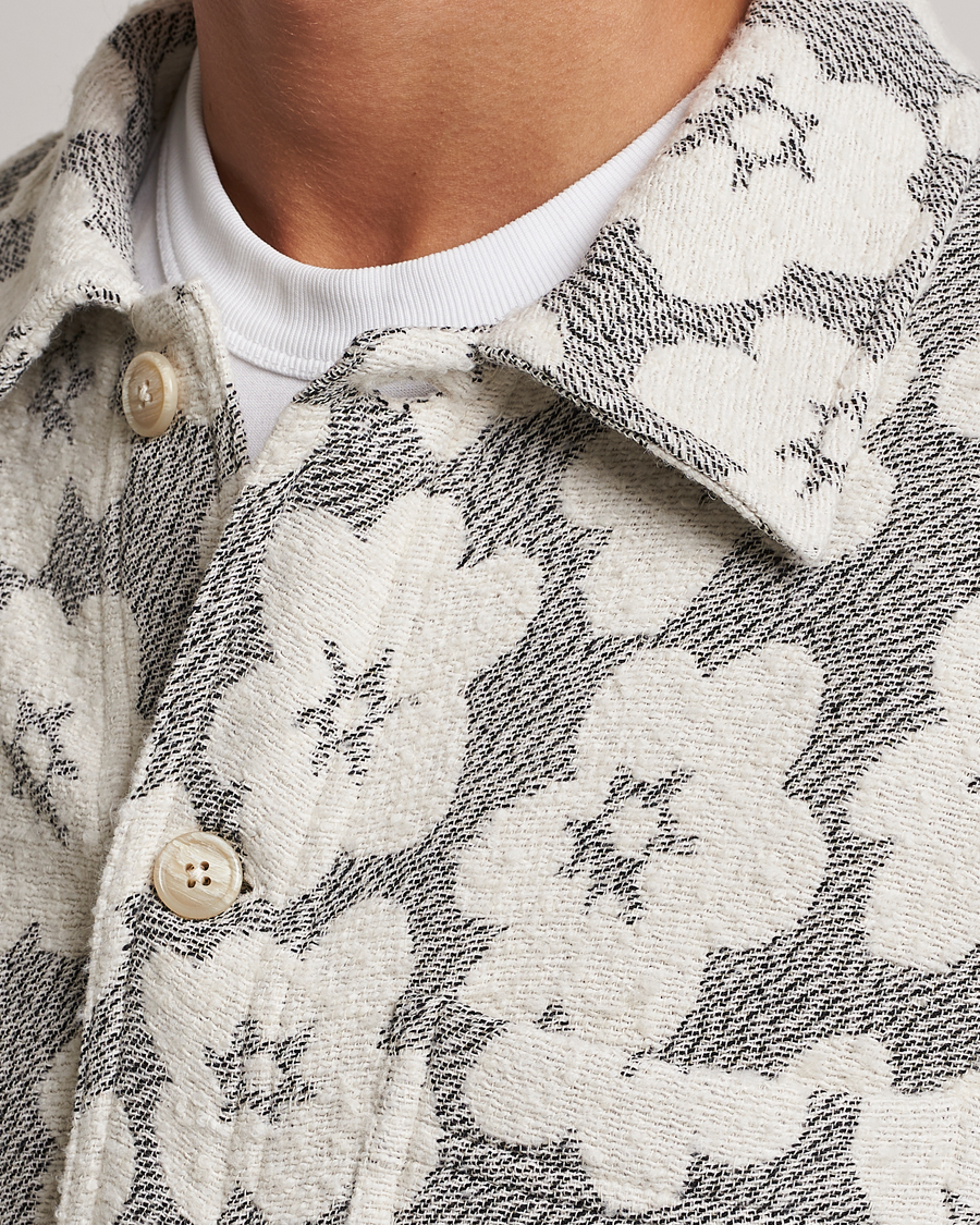 Homme | Manteaux Et Vestes | NN07 | Rahim Flower Shirt Jacket White/Black