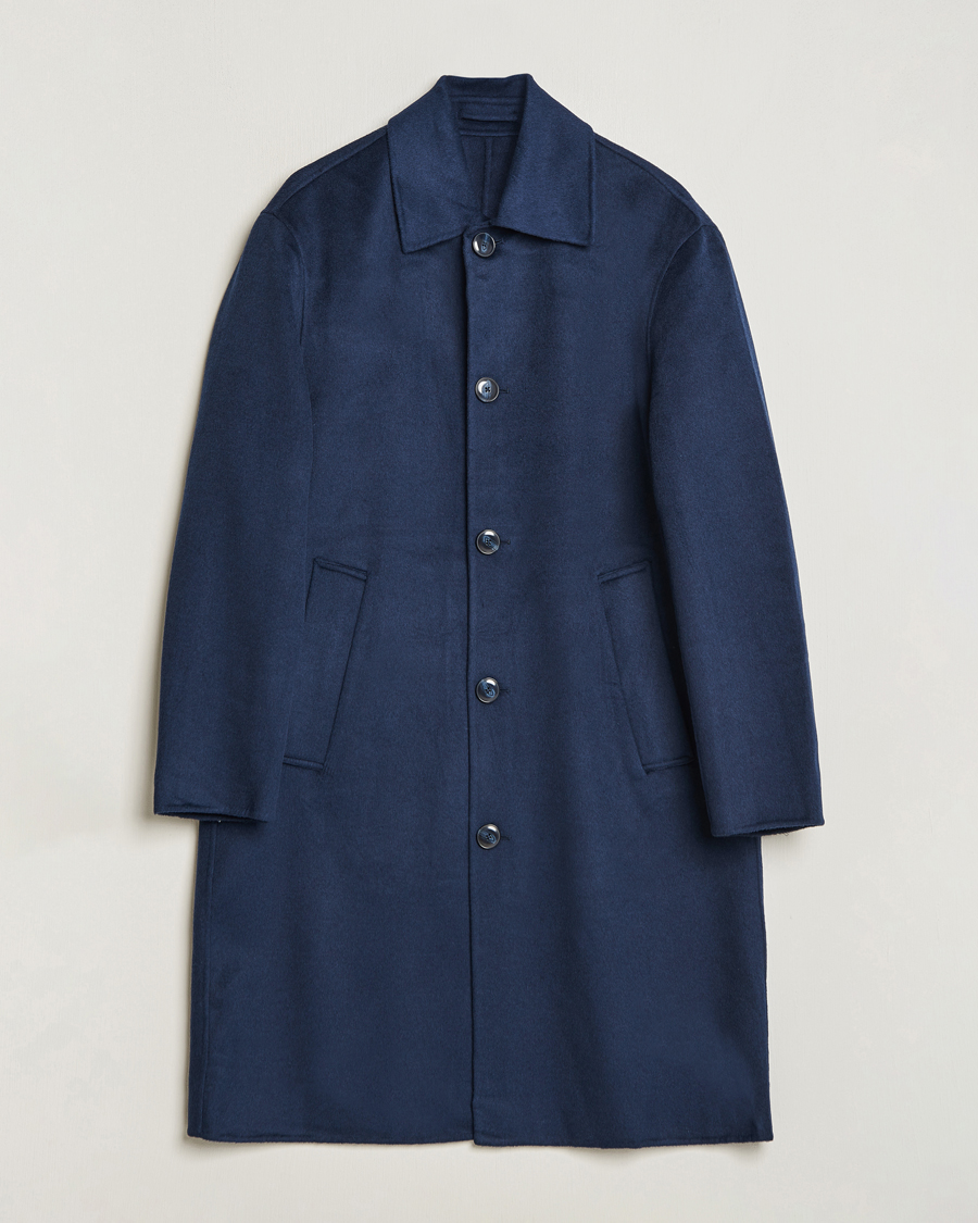 Homme | Manteaux Et Vestes | NN07 | Franco Wool Coat Navy Blue