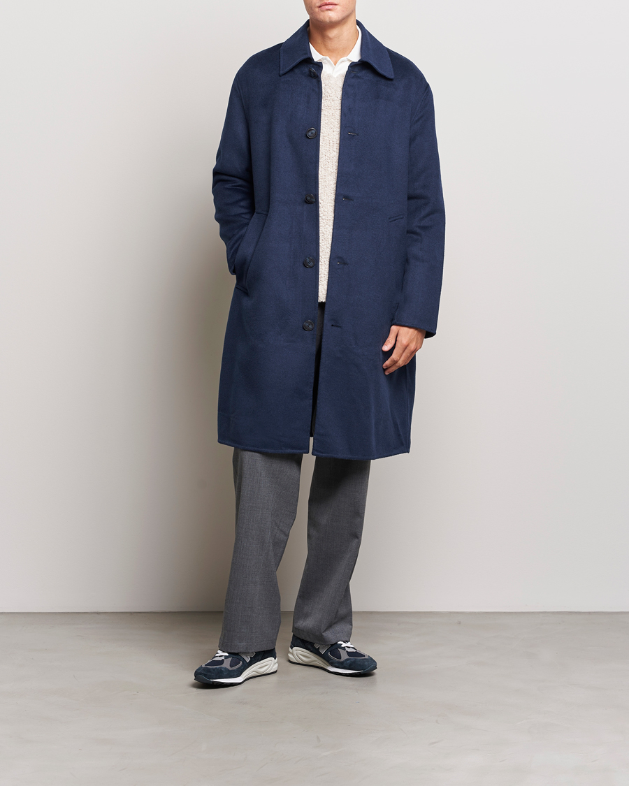 Homme | Manteaux Et Vestes | NN07 | Franco Wool Coat Navy Blue