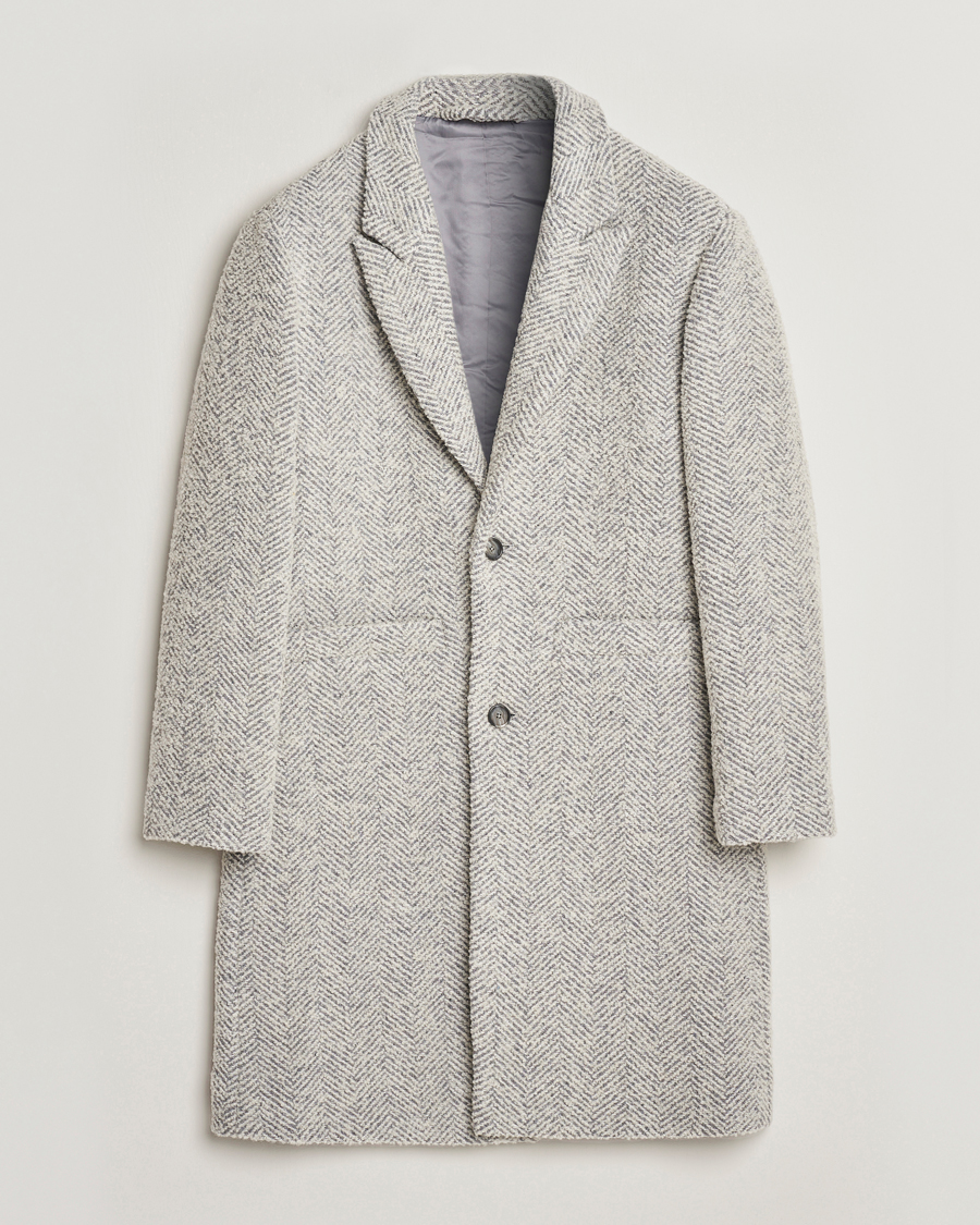 Homme | Manteaux Et Vestes | NN07 | Fulvio Herringbone Coat Ecru