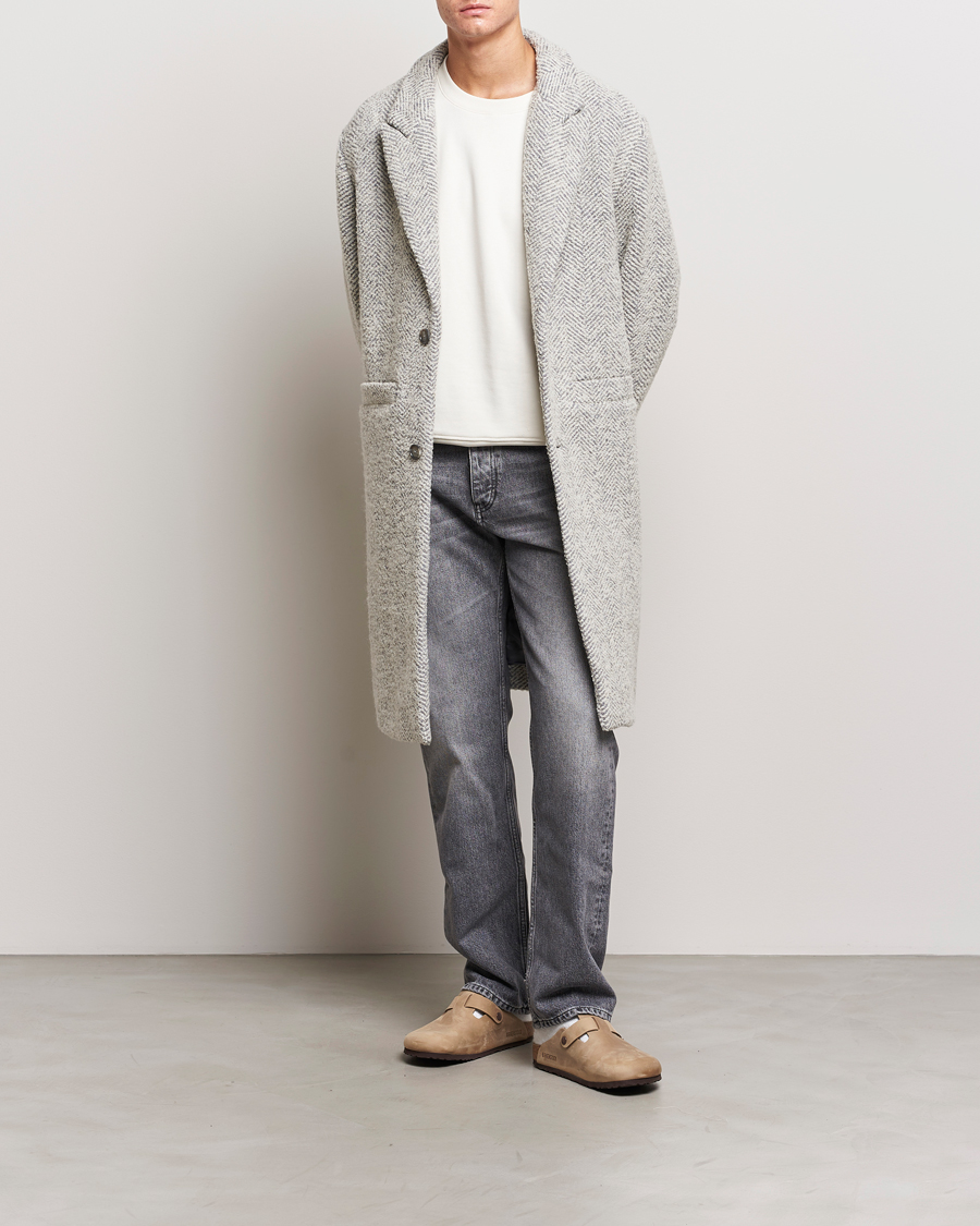 Homme | Manteaux Et Vestes | NN07 | Fulvio Herringbone Coat Ecru