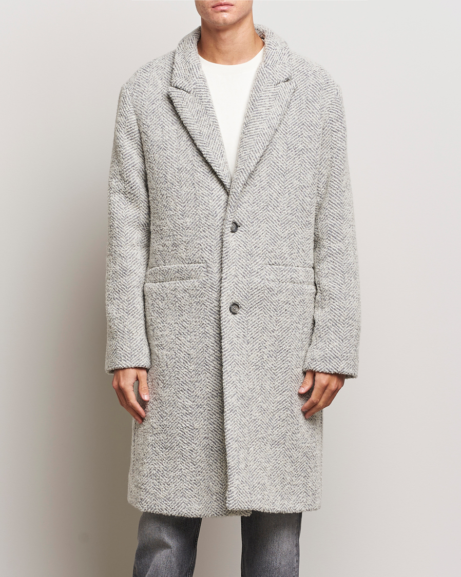 Homme | Manteaux Et Vestes | NN07 | Fulvio Herringbone Coat Ecru