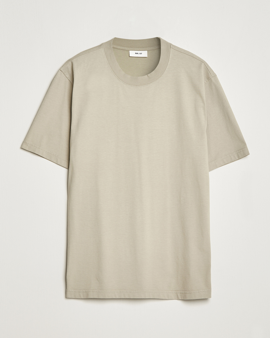 Homme | T-shirts | NN07 | Adam Pima Crew Neck T-Shirt Fog