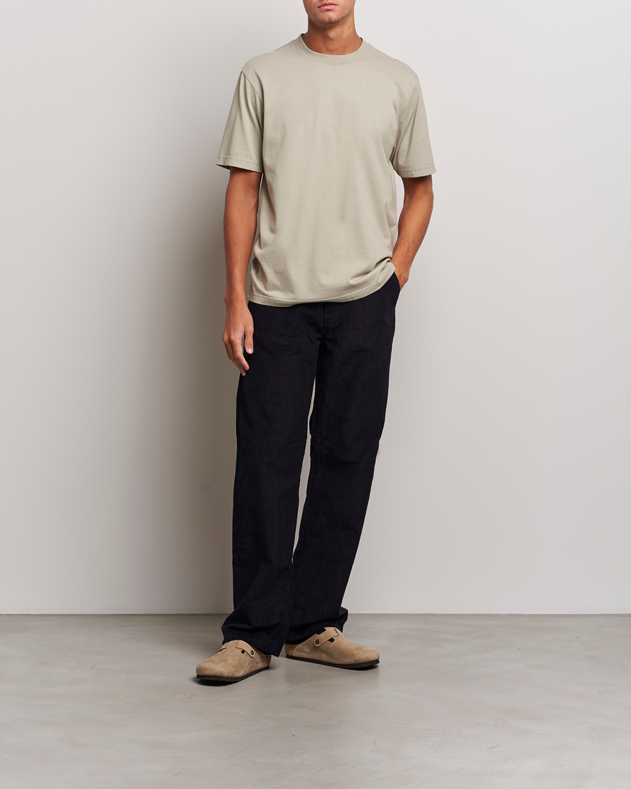 Homme | T-shirts | NN07 | Adam Pima Crew Neck T-Shirt Fog