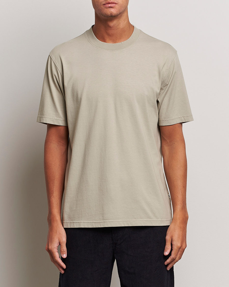 Homme | T-shirts À Manches Courtes | NN07 | Adam Pima Crew Neck T-Shirt Fog