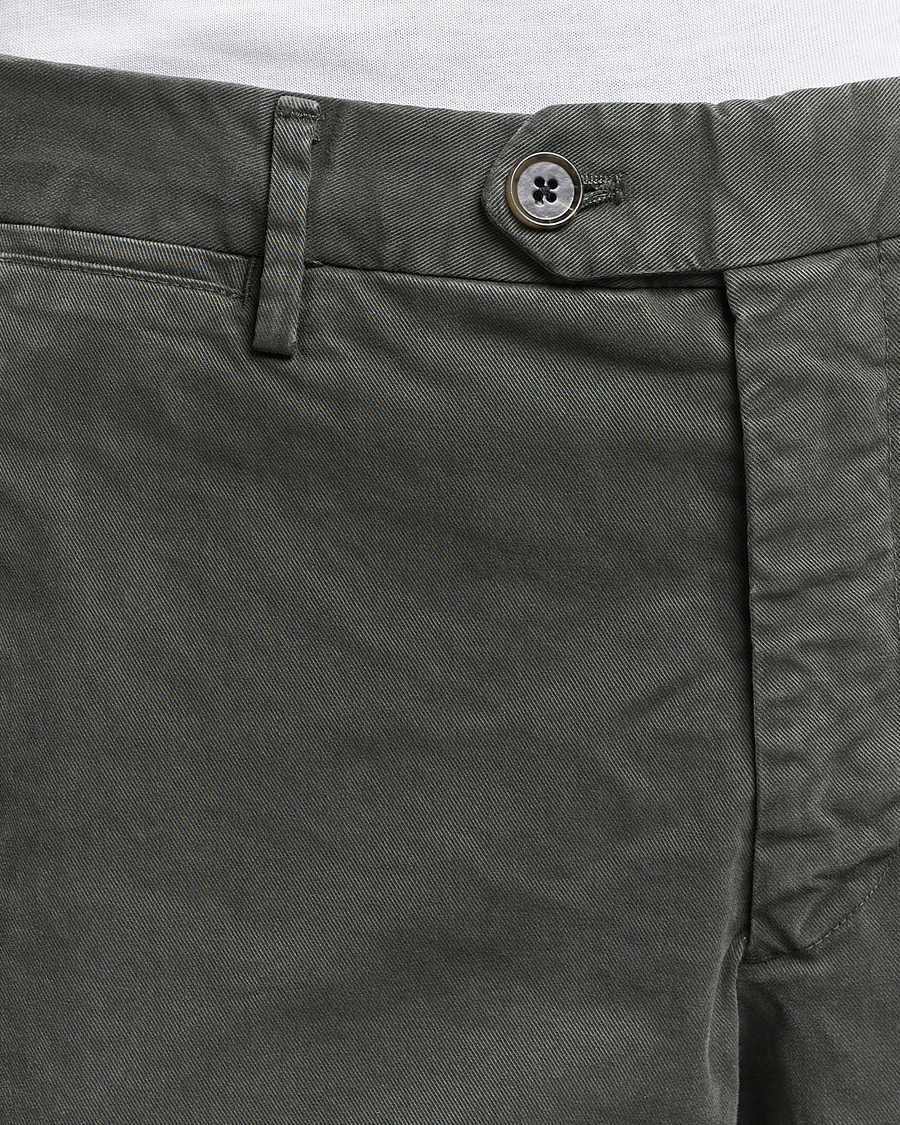 Homme | Pantalons | NN07 | Wilhelm Regular Fit Stretch Chinos Dark Green